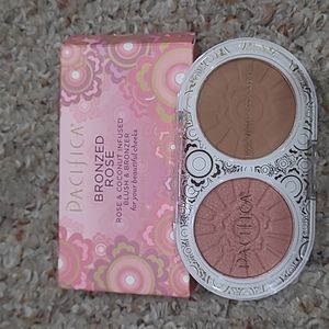 Pacifica bronzed rose blush and bronzer palette